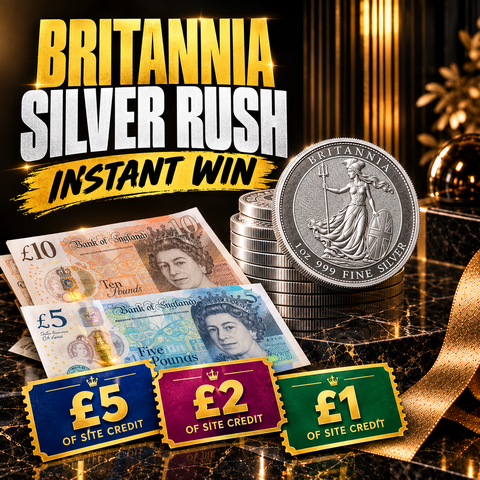 Britannia Silver Rush Instant Win