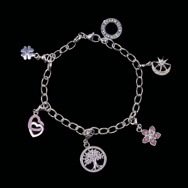 Silver Colour Thomas Sabo Bracelet with Charm Assortment