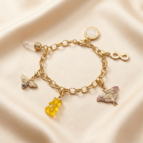 Gold colour Thomas Sabo bracelet