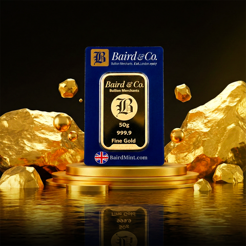 50g Minted Gold Bar