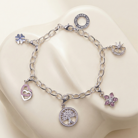 Silver Colour Thomas Sabo Bracelet with Charm Assortment